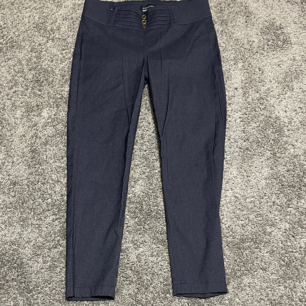 One5One Navy Blue Miracle Ab-Shaper Leggings.